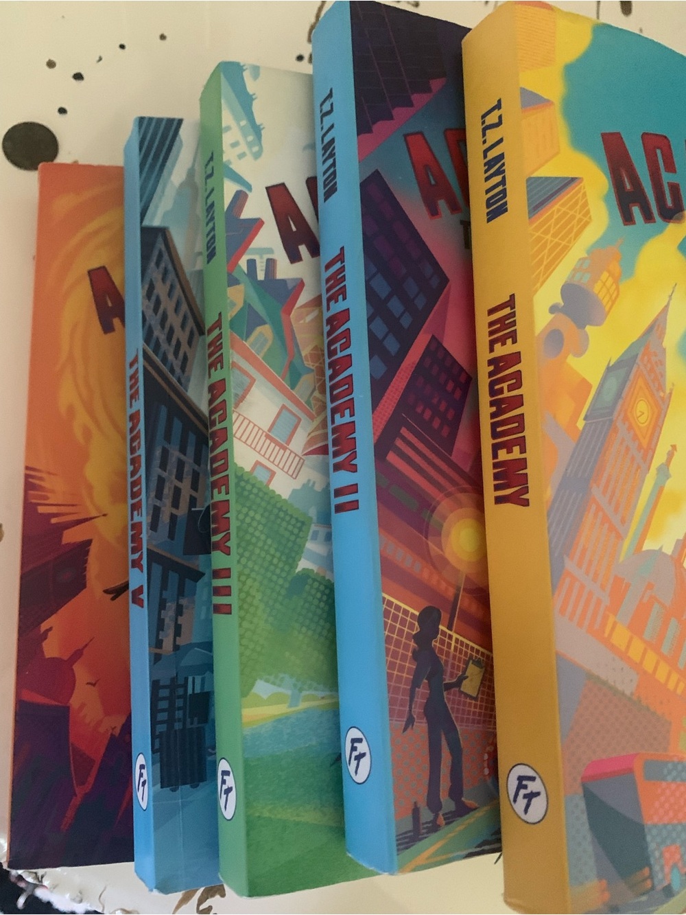 The Academy Book Series. 1-5